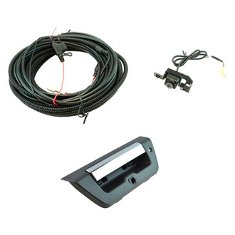 TRQ® - Chrome & Black Park Assist Camera with Tailgate Handle
