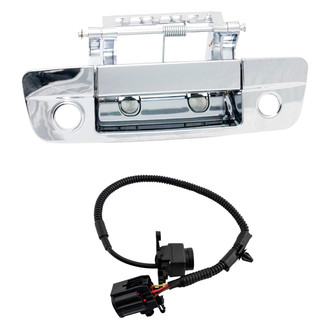 TRQ® - Chrome Park Assist Camera with Tailgate Handle
