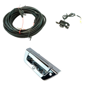 TRQ® - Chrome Park Assist Camera with Tailgate Handle