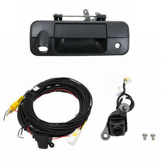 TRQ® - Textured Park Assist Camera with Tailgate Handle