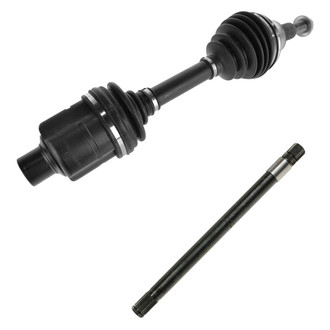 TRQ® - Front Passenger Side Inner and Outer Axle Shaft Kit