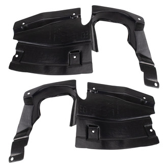 TRQ® - Front Driver and Passenger Side Fender Splash Shield