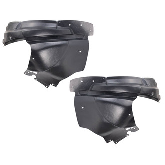 TRQ® - Front Driver and Passenger Side Fender Liner Set Rear Section