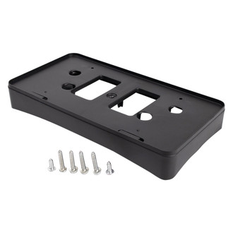TRQ® - Black Front License Plate Bracket