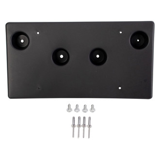 TRQ® - Black Front License Plate Bracket