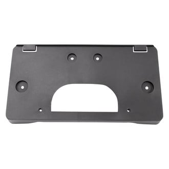 TRQ® - Black Front License Plate Bracket