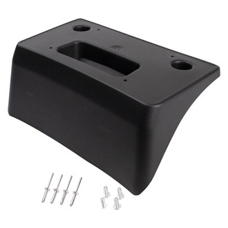 TRQ® - Black Front License Plate Bracket