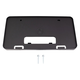 TRQ® - Black Front License Plate Bracket