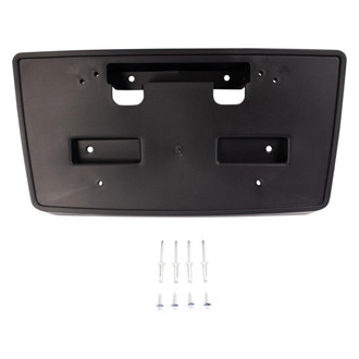 TRQ® - Black Front License Plate Bracket