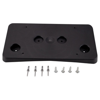 TRQ® - Black Front License Plate Bracket