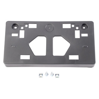 TRQ® - Black Front License Plate Bracket