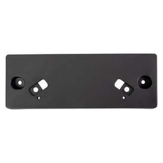 TRQ® - Black Front License Plate Bracket