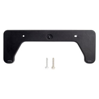 TRQ® - Black Front License Plate Bracket