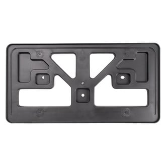 TRQ® - Black Front License Plate Bracket