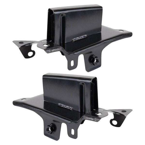 TRQ® - Front Driver and Passenger Side Outer Bumper Support Brackets