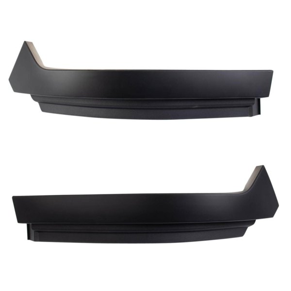TRQ® - Front Driver and Passenger Side Upper Bumper Cover Moldings