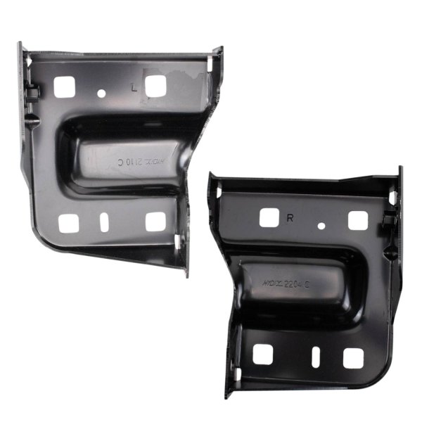 TRQ® - Front Driver and Passenger Side Inner Bumper Face Bar Support Braces