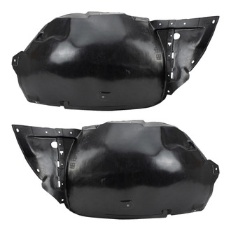 TRQ® - Front Driver and Passenger Side Fender Liner Set Front Section