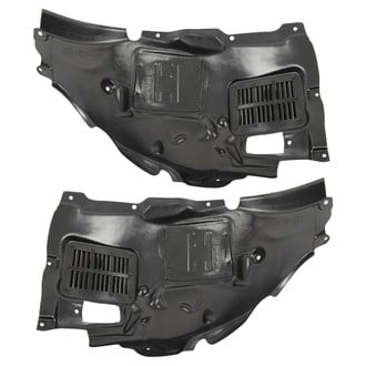 TRQ® - Front Driver and Passenger Side Fender Liner Set Front Section