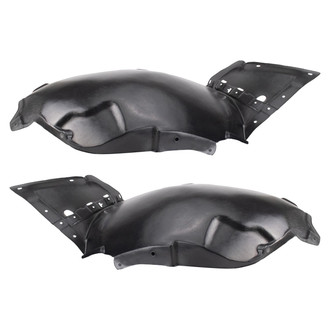 TRQ® - Front Driver and Passenger Side Fender Liner Set Front Section