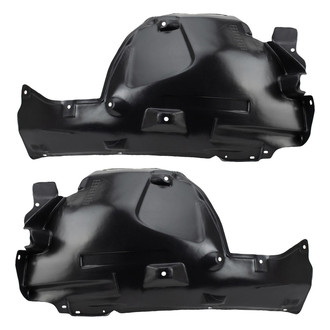 TRQ® - Front Driver and Passenger Side Fender Liner Set Rear Section