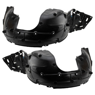 TRQ® - Front Driver and Passenger Side Fender Liner Set
