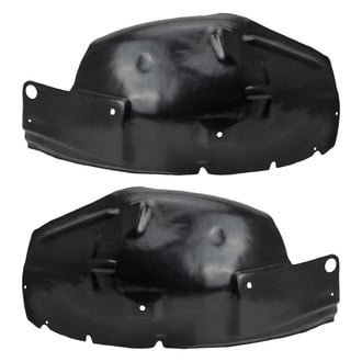 TRQ® - Front Driver and Passenger Side Fender Liner Set Front Section
