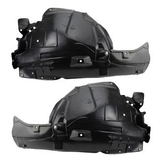 TRQ® - Front Driver and Passenger Side Fender Liner Set Rear Section