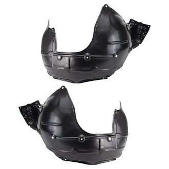 TRQ® - Front Driver and Passenger Side Fender Liner Set