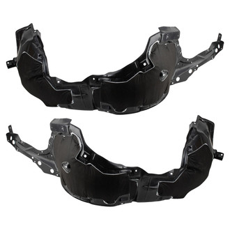 TRQ® - Front Driver and Passenger Side Fender Liner Set