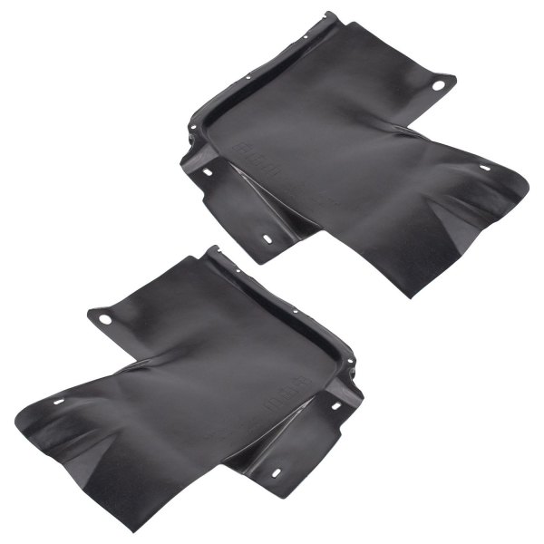 TRQ® - Front Driver and Passenger Side Fender Liner Set Front Section