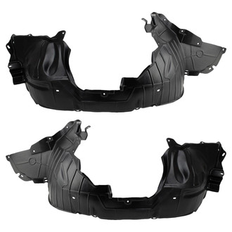 TRQ® - Front Driver and Passenger Side Fender Liner Set