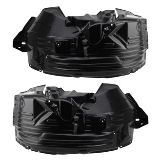 TRQ® - Front Driver and Passenger Side Fender Liner Set