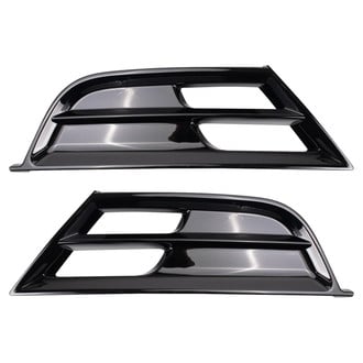 TRQ® - Front Driver and Passenger Side Fog Light Covers