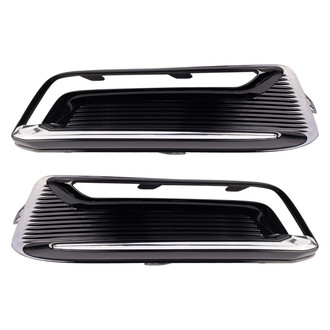 TRQ® - Black Front Fog Light Cover