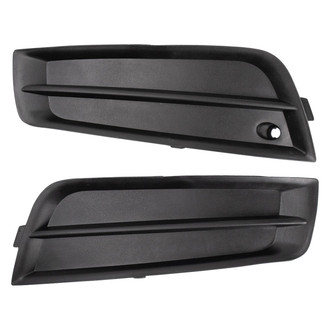 TRQ® - Front Driver and Passenger Side Fog Light Cover