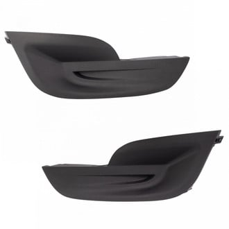 TRQ® - Front Driver and Passenger Side Fog Light Covers