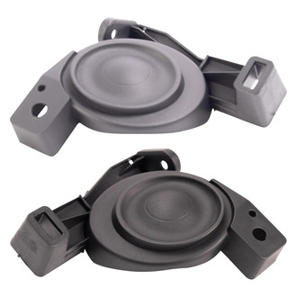 TRQ® - Front Driver and Passenger Side Fog Light Cover