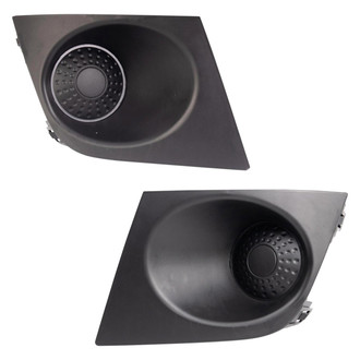 TRQ® - Front Driver and Passenger Side Fog Light Cover