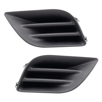 TRQ® - Front Driver and Passenger Side Fog Light Covers