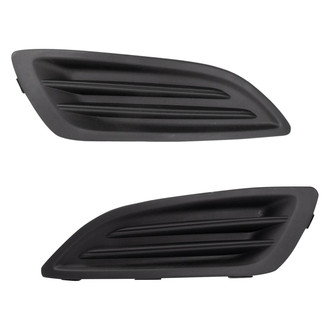 TRQ® - Front Driver and Passenger Side Fog Light Cover