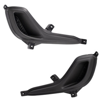 TRQ® - Front Driver and Passenger Side Fog Light Cover