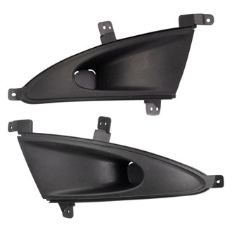 TRQ® - Front Driver and Passenger Side Fog Light Cover