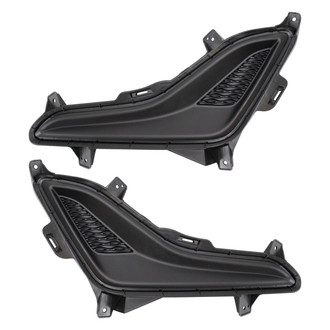 TRQ® - Front Driver and Passenger Side Fog Light Covers