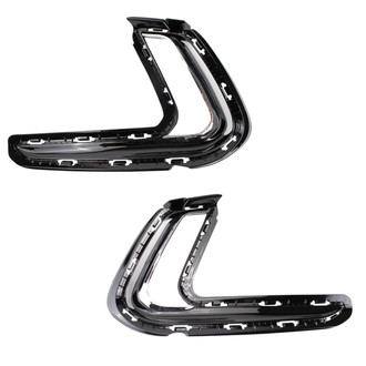 TRQ® - Front Driver and Passenger Side Bumper Inserts