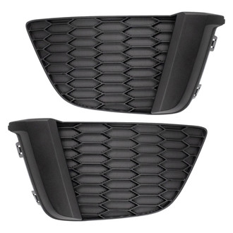 TRQ® - Front Driver and Passenger Side Fog Light Cover