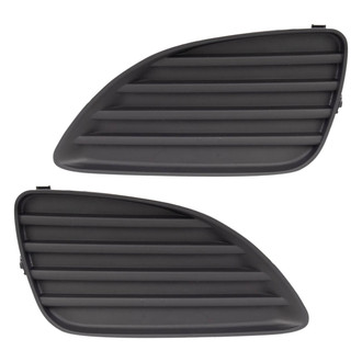 TRQ® - Front Driver and Passenger Side Fog Light Covers