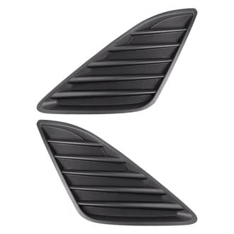 TRQ® - Front Driver and Passenger Side Fog Light Covers