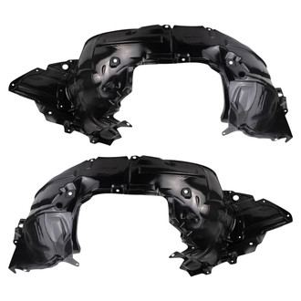 TRQ® - Front Inner Driver and Passenger Side Fender Liner Set