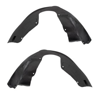 TRQ® - Front Inner Driver and Passenger Side Fender Liner Set